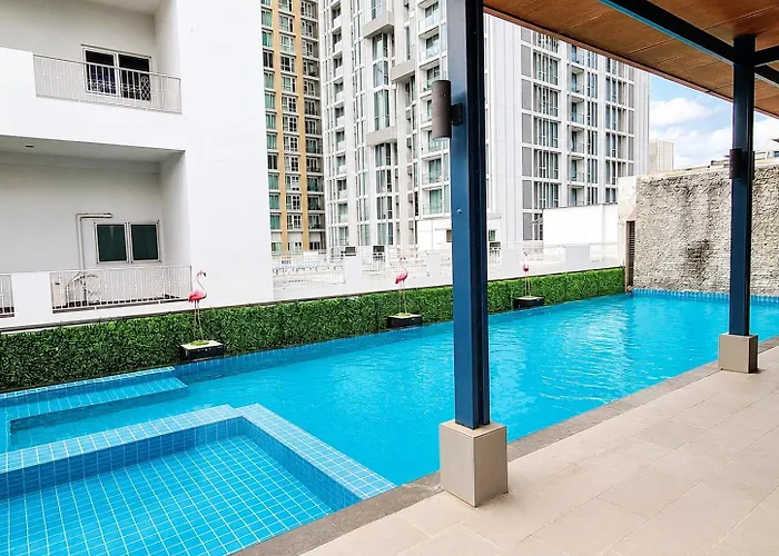 Cosy 1 Bedroom With Rooftop Pool 300 M To Bts Nana Sukhumvit * 曼谷