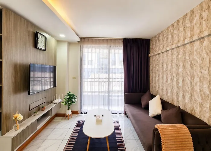 公寓 Cosy 1 Bedroom With Rooftop Pool 300 M To Bts Nana Sukhumvit *